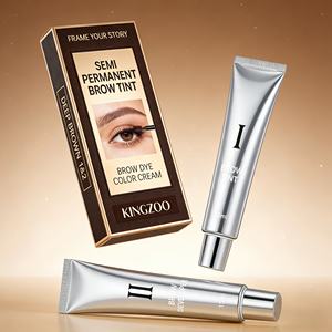 Kit <span class=keywords><strong>de</strong></span> <span class=keywords><strong>teinture</strong></span> pour <span class=keywords><strong>cils</strong></span> et sourcils hybride 2 couleurs <span class=keywords><strong>de</strong></span> qualité supérieure, <span class=keywords><strong>teinture</strong></span> pour sourcils semi-permanente longue durée noir brun pour la maison et le salon - Product Image 1