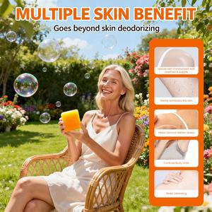 Handmade <strong>Soap</strong> Bar Vegan Natural Body Odor Control Fragrance Solid Deodorant Persimmon <strong>Soap</strong> - Product Image 5