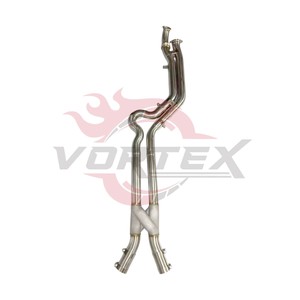 Tubo intermedio en Z Vortex Aggressive Sound Z X-Pipe compatible con BMW M3 G80 M4 G82 G83 S58 de 2.75 pulgadas de alto rendimiento con 2 años de garantía - Product Image 3