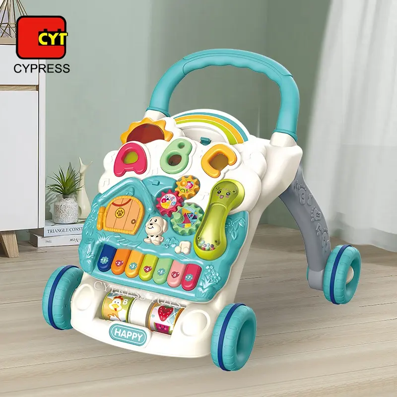 Telefone musical multifuncional, brinquedo educacional para bebês aprendendo a andar