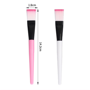 Pinceau aquarelle à manche long unique, rose, pour maquillage DIY, poils en nylon, manche en plastique - Product Image 6