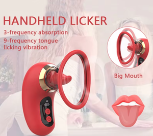 USB Power Av Wand Vibromasseur Sex Toys pour Femmes Tit <span class=keywords><strong>Sucer</strong></span> et Langue Lickingimulation - Product Image 3