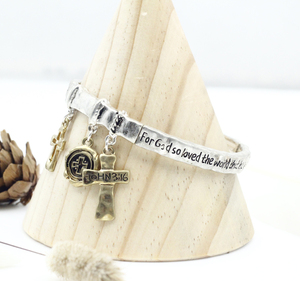 Di Vendita caldo Religione Croce di Fascino Christian Regalo Braccialetto Scrittura Bible Verse Dei Monili PUÒ <span class=keywords><strong>DIO</strong></span> <span class=keywords><strong>BENEDICA</strong></span> MAMMA Braccialetto - Product Image 3