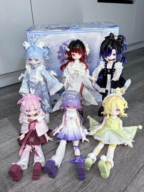 Wholesale Authentic Come4free Minty Ocean Gem Series Cute 1/8 Bjd Blind Box Action Anime Figures Dolls Kawaii Toys Gift