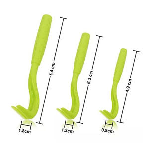 Precios de distribuidor 3 unids/set herramientas de plástico para quitar anzuelos, herramientas para quitar pulgas verdes, oferta a granel gancho para quitar pulgas - Product Image 4