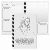 Cuaderno de Estudio Bíblico Espiral A5 OEM ODM, Diario de Sermones Personalizable, Notas de Iglesia, Oración Diaria, Cuadernos Especiales con Impresión a Rayas