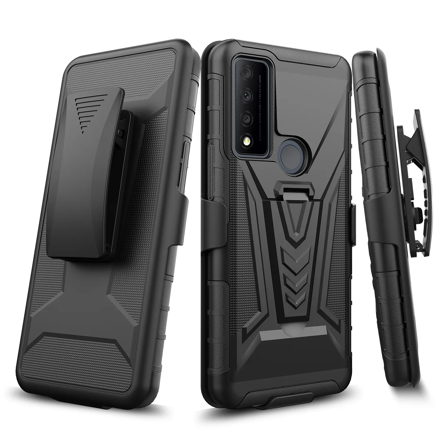 Robot combo Holster armor Rugged Case for Nokia G100 G200 G400 5G Heavy Duty Belt Clip Sublimation phone cover