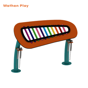 Xilófono Infantil <span class=keywords><strong>de</strong></span> Metal para Exteriores, Diseño Personalizado, Instrumento Musical para Parques, Modelo WSHK-K04, para Niños <span class=keywords><strong>de</strong></span> 3 a 12 Años, 115x60x96cm, para Escuelas - Product Image 4