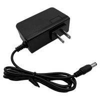 Adaptor Daya Universal Colokan UK 15V 1A 5V 6V 12V 15V 1A-2A DC5.5*2.1mm Plug-in 15W Lampu LED Kabel 1m 50/60Hz