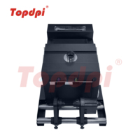 Topdpi vitesse rapide A3 taille 330mm imprimante DTF de bureau pour film PET avec tête 2 XP600 avec machine de fixation de poudre