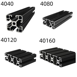 Profilo Estruso in <span class=keywords><strong>Alluminio</strong></span> Serie 6000 con Scanalatura a T e a V per Telaio Macchina CNC 3D 2020 2040 2080 3060 3030 4040 4080 Ecc. - Product Image 4