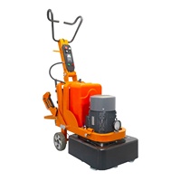 VANSE VS-660 700 680mm 9KW 380V disque de meulage du béton polisseuse de sol meuleuse de sol en béton avec aspirateur à poussière