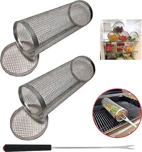 ตะกร้าย่างบาร์บีคิวแบบทรงกระบอกสำหรับตั้งแคมป์ - Product Image 1