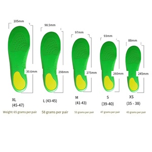 Sol dalam sepatu bahan EVA untuk kaki datar, penopang lengkungan kaki datar dan fungsi Orthotic - Product Image 1