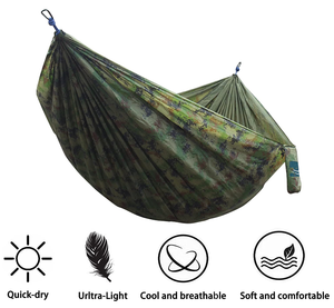Jerilo-A Sangle de <span class=keywords><strong>hamac</strong></span> de randonnée et de camping en nylon 210T de haute qualité avec boucle pour deux personnes - Product Image 2