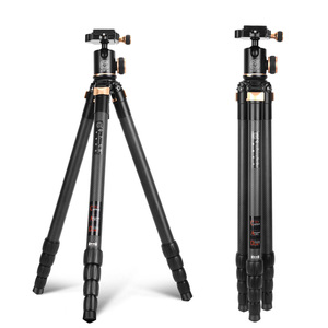 Trépied en fibre de carbone Q8805C sans colonne, trépied professionnel <span class=keywords><strong>pour</strong></span> la photographie - Product Image 1