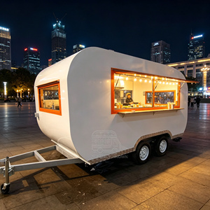 Chariot de vente mobile commercial pour aliments, camion de restauration, chariot personnalisé pour poulet frit, chariot de vente de hot-dogs - Product Image 4