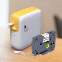 Printer Label TZ, Alat Cetak Transfer Termal Kecepatan Tinggi 180Dpi untuk Aplikasi Gratis