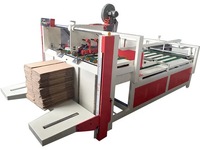 Machine à coller les cartons semi-automatique