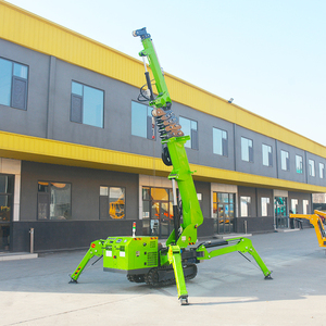 Nouvelle <span class=keywords><strong>grue</strong></span> araignée compacte à chenilles 2026, bras télescopique 3T, idéale pour les opérations de construction en hauteur - Product Image 1