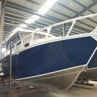 Accu — bateau de style de vie en Aluminium et Aluminium, vitesse de pêche côtière, eau salée, bateau, 8, 9m, 30 pieds