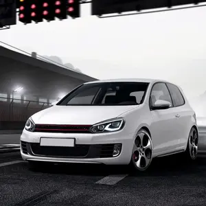 VLAND lampu depan LED penuh untuk Volkswagen VW Golf 6 / MK6 2008-2014 rakitan lampu depan (tidak cocok untuk model Golf GTI dan Golf R)