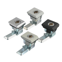 Cerradura de Gabinete MS813 con Llave, Zincada, Alto Estándar de Seguridad, para Caja Eléctrica, VUTEK 35x21mm