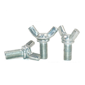 Vis à ailettes en acier inoxydable SHKH classe 4.8 DIN316, boulons papillon finition brute, fixations filetées M2/M3/M6 pour quincaillerie de meubles - Product Image 6
