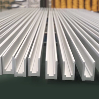 Chine Système de garde-corps en verre à base d'aluminium professionnel Canal en U en aluminium personnalisé pour piscine à rampe en verre
