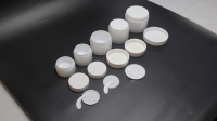 Vente directe usine – Pot vide en PP mat à double paroi de 30g, 50g, 100g, 120g, 150g avec spatule pour emballage de crème cosmétique