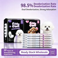 Couches jetables pour chiens mâles et femelles au charbon de bois avec noyau super absorbant SAP, pulpe de cellulose premium, anti-fuites et contrôle des odeurs