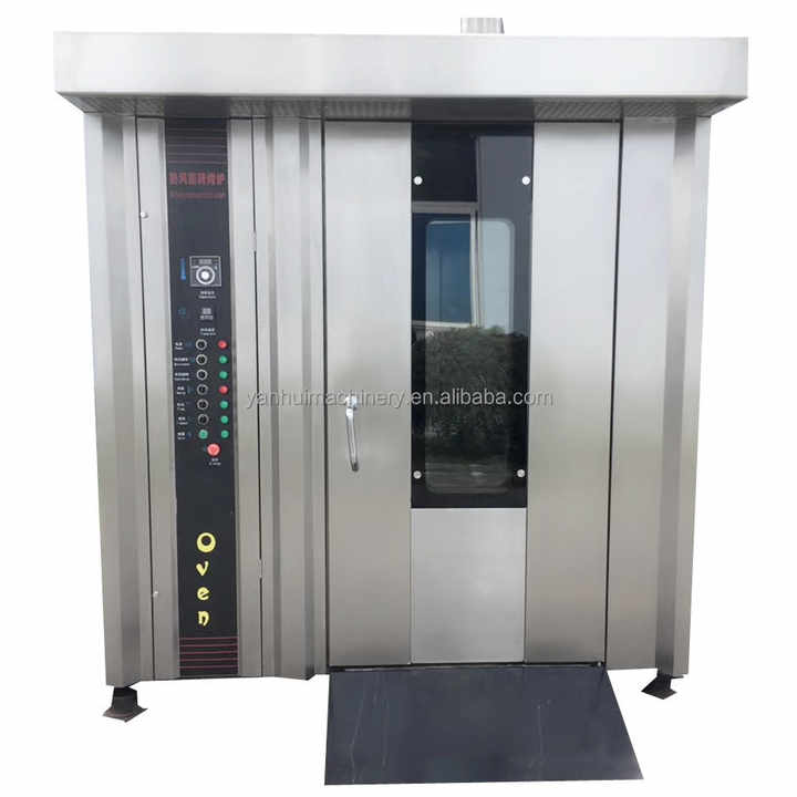 Rack Lavash Bread Diesel Gas Tandoor Industry Electric Hot Air Rotary Oven 16 32 64 Tray Cina for Bread