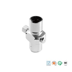 Régulateur de pression pour mini fût de <span class=keywords><strong>CO2</strong></span> RP02 en aluminium, maintien stable de la pression 0,07-0,4 Mpa, sans fuite, portable, jetable, 16g 74g - Product Image 4