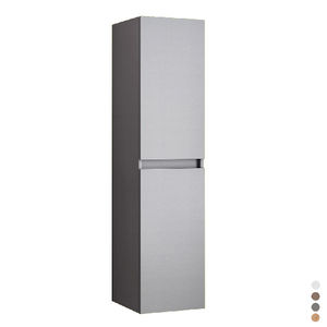 Meuble de salle de bain suspendu 140 x 35 x 32 cm gris Tempes, unité de rangement pour salle de bain - Product Image 1