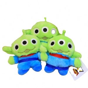 Three-eyed Tiktok Internet Popular 12cm <b>Doll</b> New 4 Inch Keychain Pendant Stall Cotton Material Grab Machine Toy Gift - Product Image 1