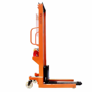 Apilador de palés de montacargas eléctrico personalizado de 1 tonelada con motor de CA Carretilla elevadora enchufable de carga automática - Product Image 5