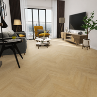 Plancher en vinyle Chevron de qualité supérieure, gaufré EIR, 6 mm 8 mm, plancher en vinyle SPC pour bureau