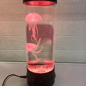 Lampe méduse LED, veilleuse avec télécommande, lumières décoratives pour la maison, aquarium, cadeau d'anniversaire pour enfants, recharge USB - Product Image 5