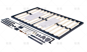 <span class=keywords><strong>Cama</strong></span> de Pared Abatible de Madera Horizontal <span class=keywords><strong>Cama</strong></span> Oculta Muebles de Dormitorio <span class=keywords><strong>Cama</strong></span> Murphy Queen o Individual Moderna con Almacenamiento - Product Image 3