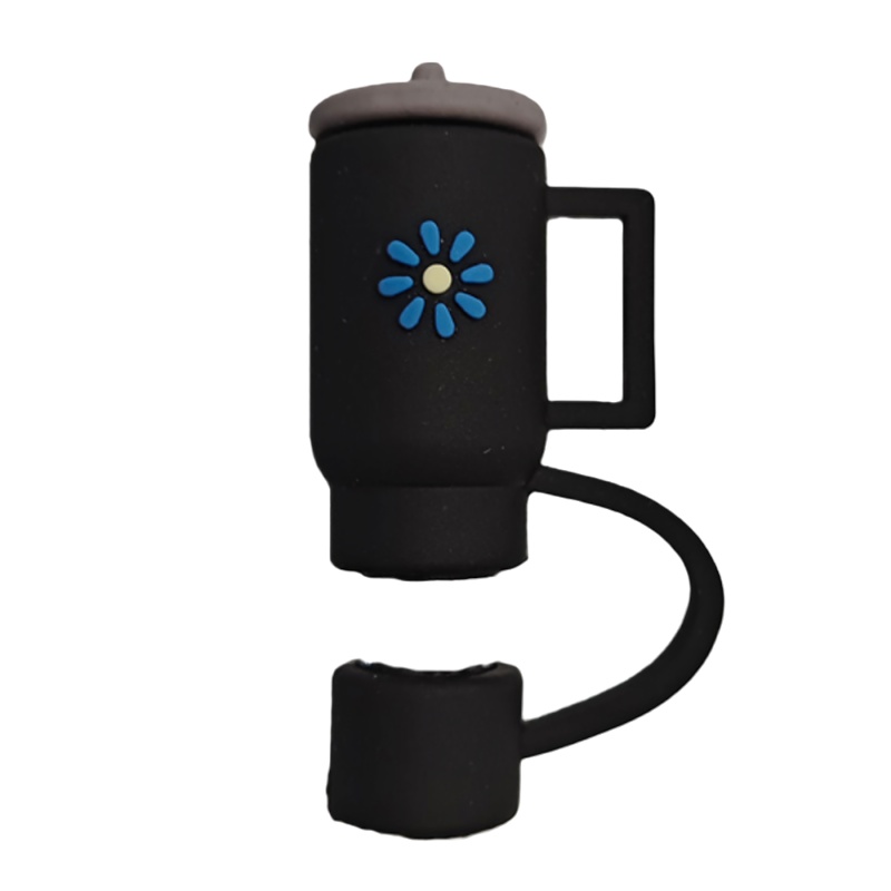 Black- Mini Tumbler-Soft Rubber