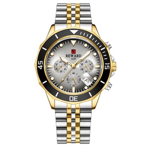Reloj Cronógrafo de Lujo para <span class=keywords><strong>Hombre</strong></span>, Marca <span class=keywords><strong>VIP</strong></span>, Caja de Aleación, Correa de Acero Inoxidable, Deportivo, Elegante, para Negocios, Esfera Luminosa, Resistente al Agua 3BAR - Product Image 4