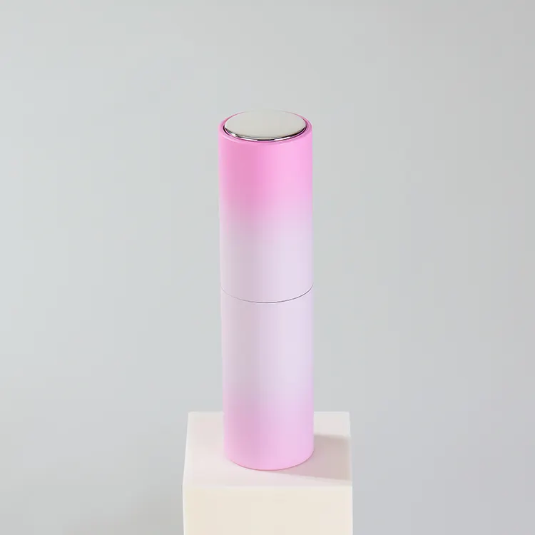Grosir penyemprot Atomizer parfum isi ulang warna-warni aluminium merah muda 10ml