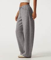 Pantalon large en molleton léger pour femme, coupe ballon, printemps-été-automne, grandes tailles, pour femmes de petite taille, courbes généreuses, qualité supérieure avec poches latérales