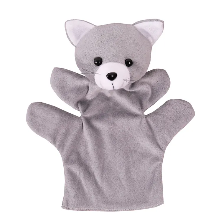 Wholesale custom cheap stuffed toy hand puppet for game