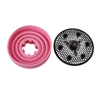 Lohas Silicone universel sèche-cheveux diffuseur rétractable pliable cheveux bouclés amical pour la maison et les voyages