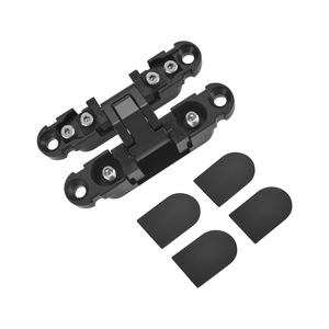 Dobradiças Invisíveis para Portas Internas, Ocultas, Ajustáveis em Três Dimensões, <span class=keywords><strong>Mini</strong></span>, em Liga de Zinco, Reforçadas, Dobráveis - Product Image 1