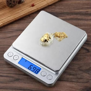 500g/300g/200g thép không gỉ LCD hiển thị quy mô nhà bếp để đo trọng lượng thực phẩm cân nặng - Product Image 3