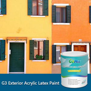 Faible COV de peinture au latex acrylique, revêtement de <span class=keywords><strong>mur</strong></span> extérieur multicolore de lavabilité exceptionnelle Types d'émulsion de peintures murales d'extérieur - Product Image 4