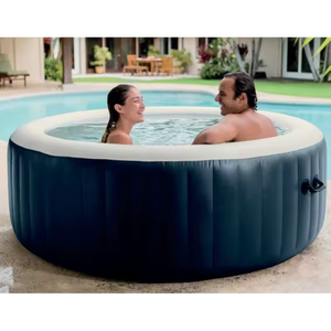 Bain à remous <span class=keywords><strong>gonflable</strong></span> rond portable 4-6 personnes Piscine <span class=keywords><strong>spa</strong></span> <span class=keywords><strong>gonflable</strong></span> Piscine à remous extérieure avec pompe - Product Image 6