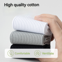 Chaussettes de compression en coton tricoté pour jeunes hommes, avec logo personnalisé, de haute qualité, pour le sport, la marche et la course à pied